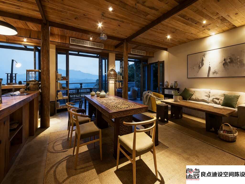 教科书级现代东方民宿软装!直接抄作业的治愈系空间